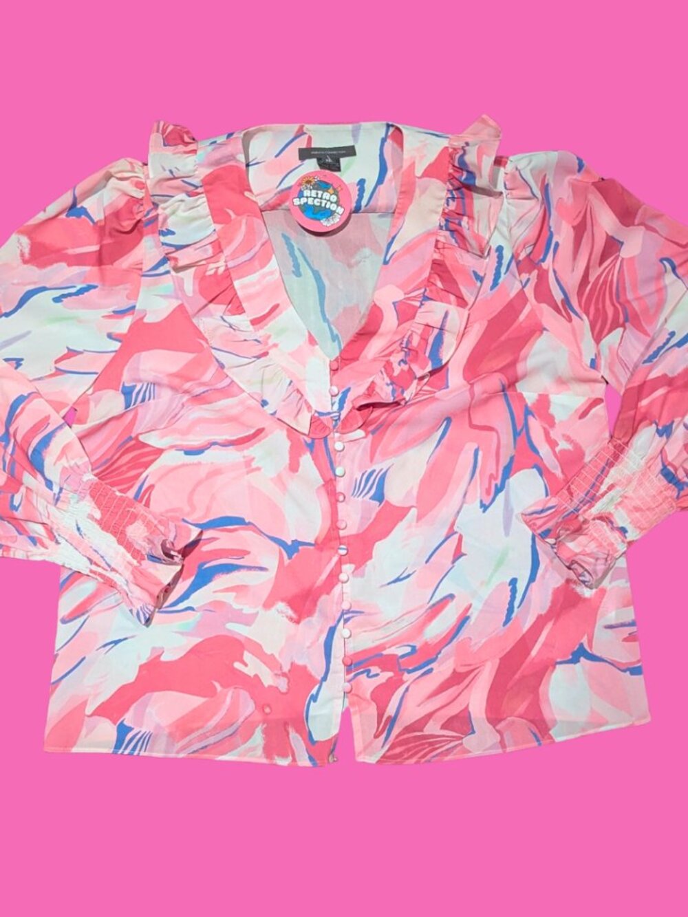 French Connection Blouse Size XL